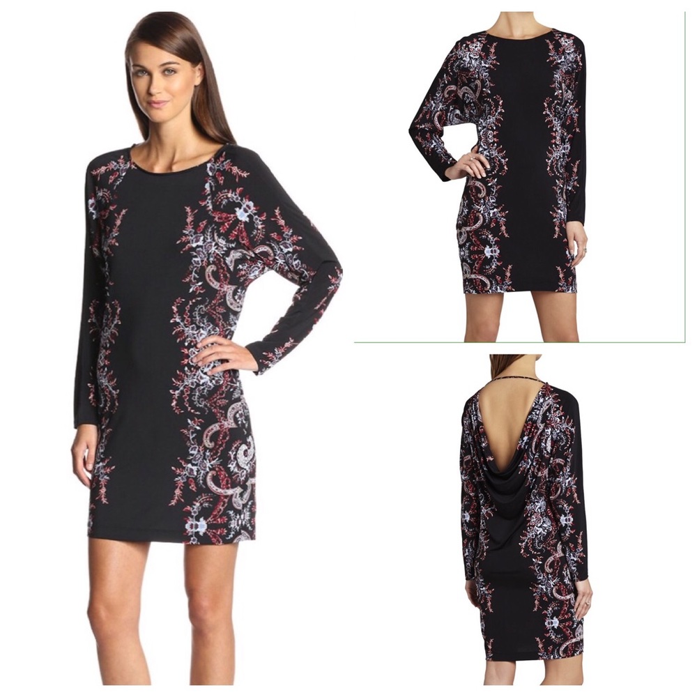 Draped Back Tunic Dress